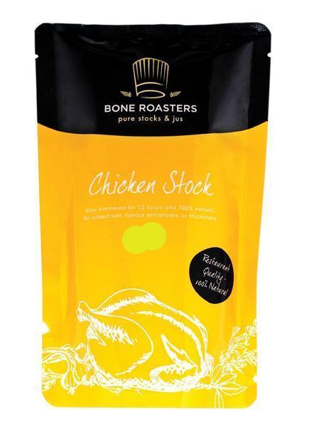 Chicken Stock 10kg 6 Brix (4 x 2.5kg Bags) Bone Roasters