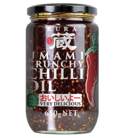 [chillioil-650g] Chilli Oil Crunchy Umami 650g Jar Kura