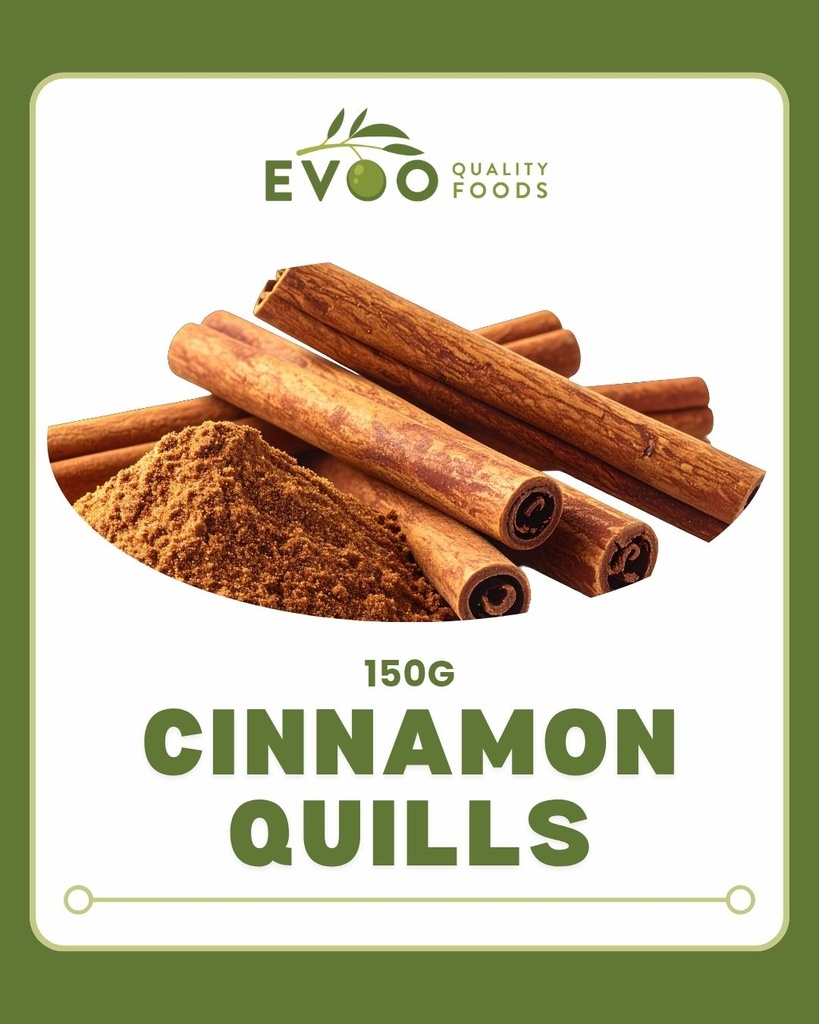 [cinnamon-Q150] Cinnamon Quills 150g Evoo QF