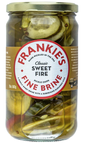 [pickle-sweetfire] Classic Sweet Fire Pickle Chips 6 x 680g CARTON ONLY Frankies Fine Brine