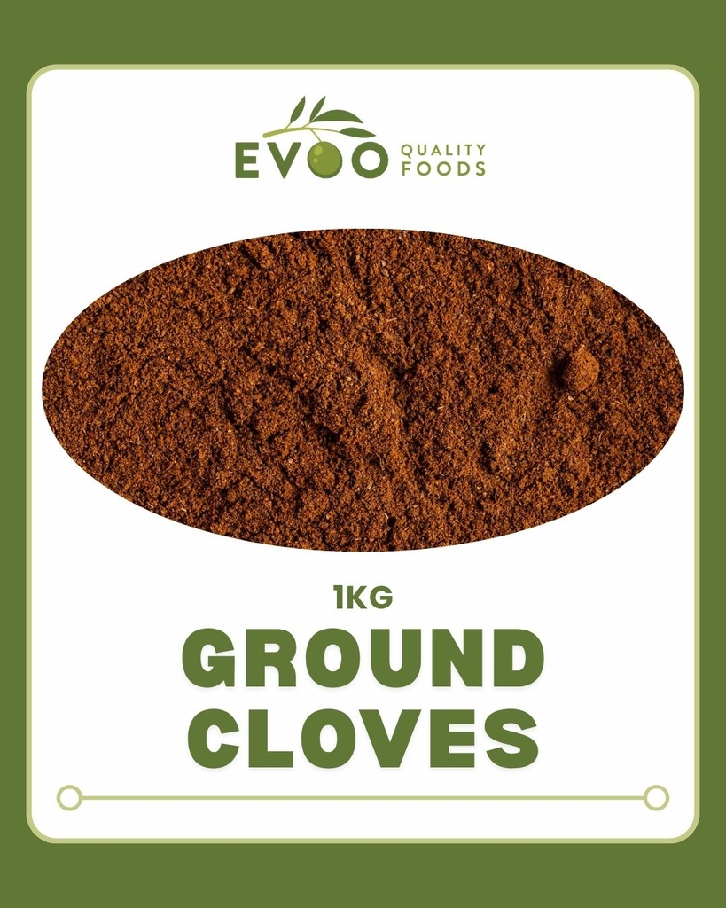 [cloves-ground] Cloves Ground 1kg Bag Evoo QF