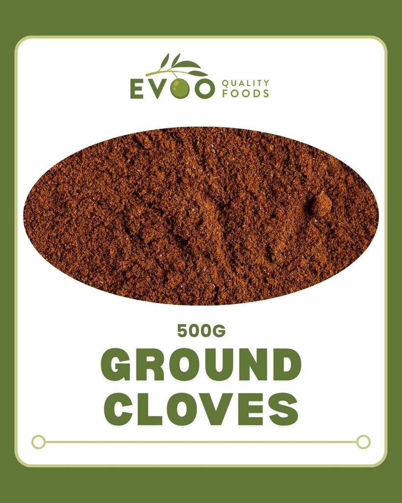 Cloves ground 500gm bag Evoo QF