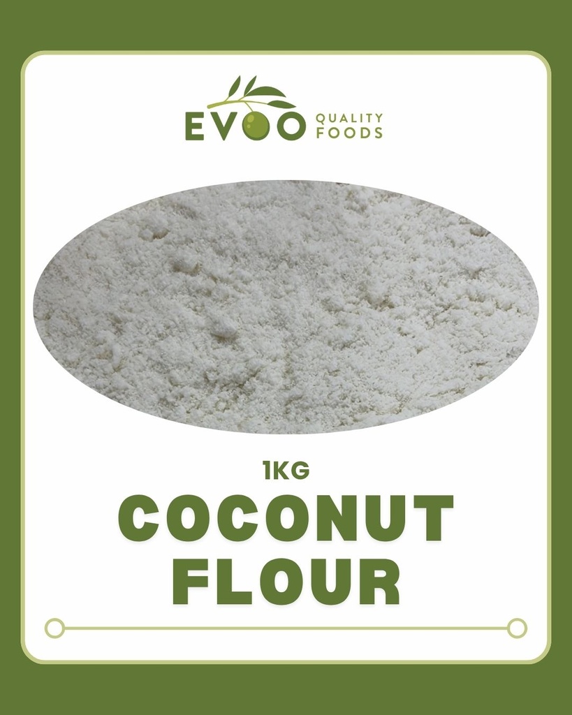 [coconut-flourorganic] Coconut Flour Organic 1kg Bag EVOO QF