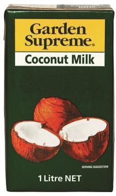 Coconut Milk 1L UHT Tetra Pak Garden Supreme