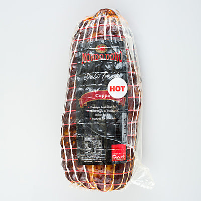 [coppa-mondo] Coppa Whole Mild GF 1kg RW approx, Priced per KG Mondo Doro (Pre Order) (D)