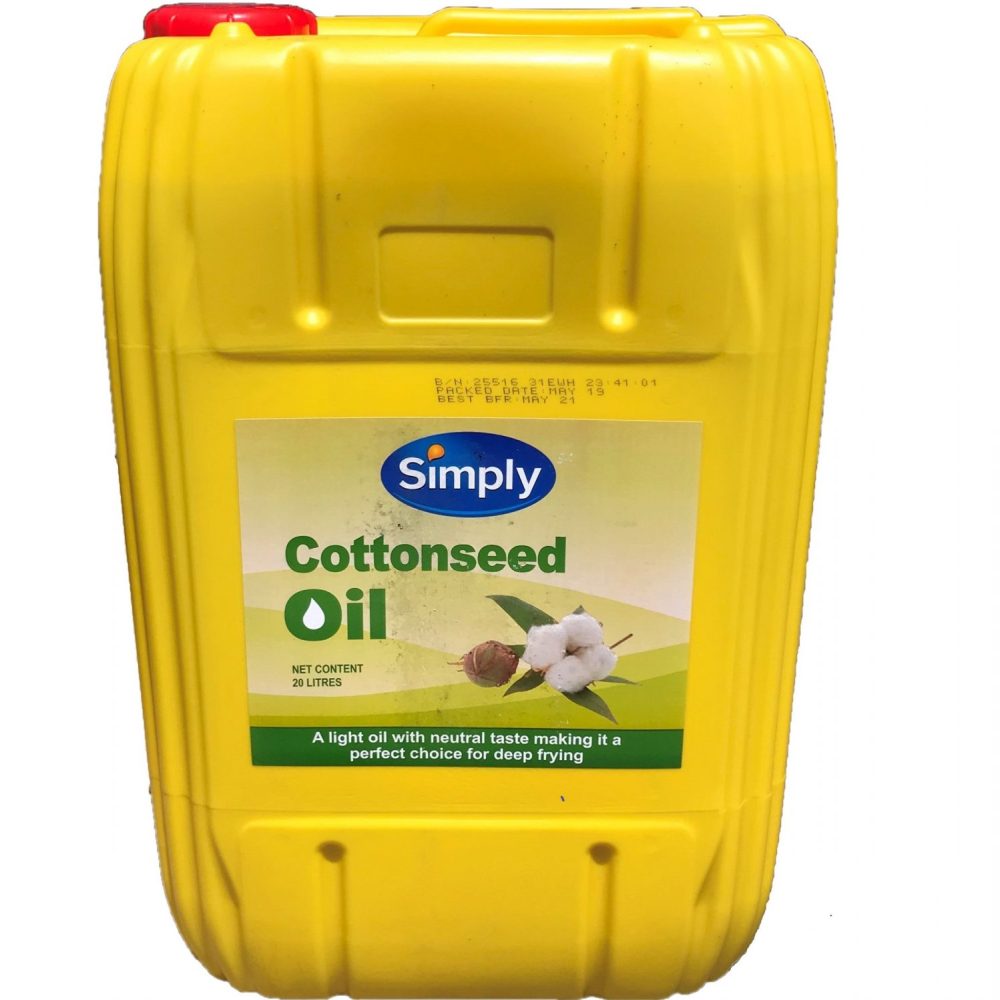[oil-cottonseed20lt] Cottonseed Oil 20lt Jerry Can Simply