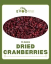 Cranberries Dried 11.34kg Box Evoo QF