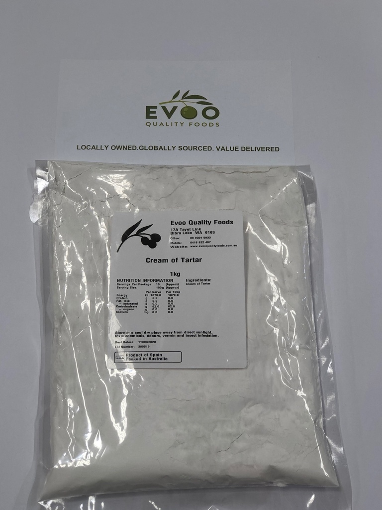 Cream of Tartar 1kg