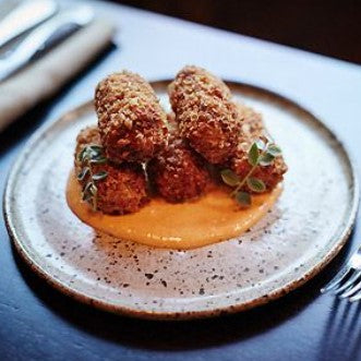 [croquettes-SB] Croquettes Smoked Brisket (32gm x 155pc) 5kg Carton Frozen Picasso Bites
