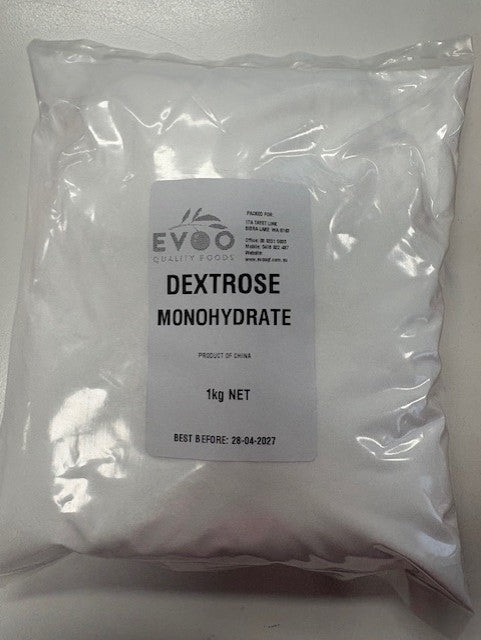 [dextrose1E] Dextrose Monohydrate Powder 1kg Bag Evoo QF