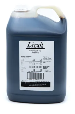 [Lirah-5ltBalsamic] Everyday 6-18 Balsamic Vinegar 5lt Lirah Chef