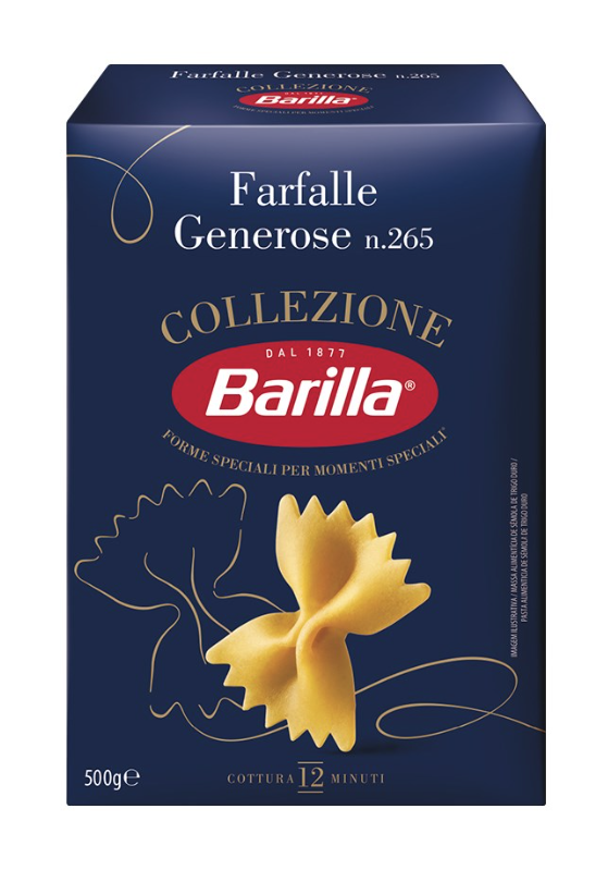 [farfalle-500gBarilla] Farfalle Generose Pasta Dried 500g Barilla (#265)
