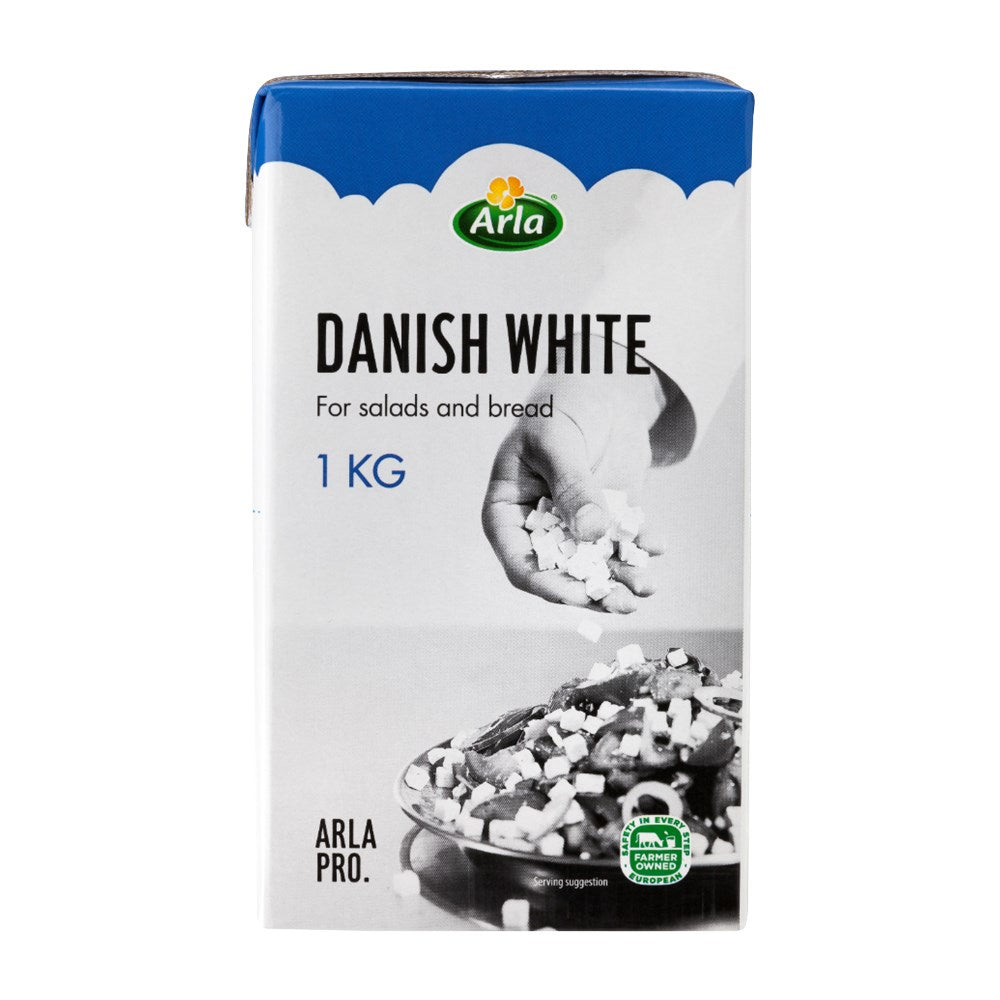 [feta-danish1kg] Feta Danish White 1kg Tetra Pak Arla Pro
