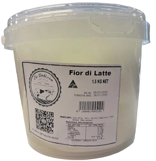 [fior-1.5kgladelizia] Fior Di Latte 1.5kg Tub La Delizia