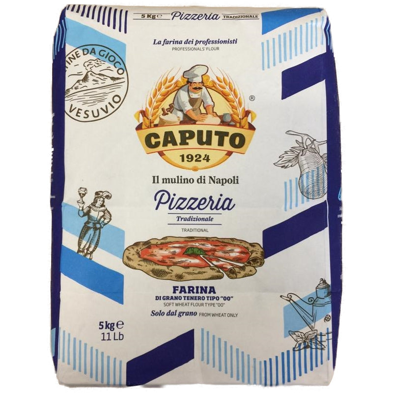 [flour-cap5b] Flour Caputo 00 5kg bag Pizzeria (Blue)
