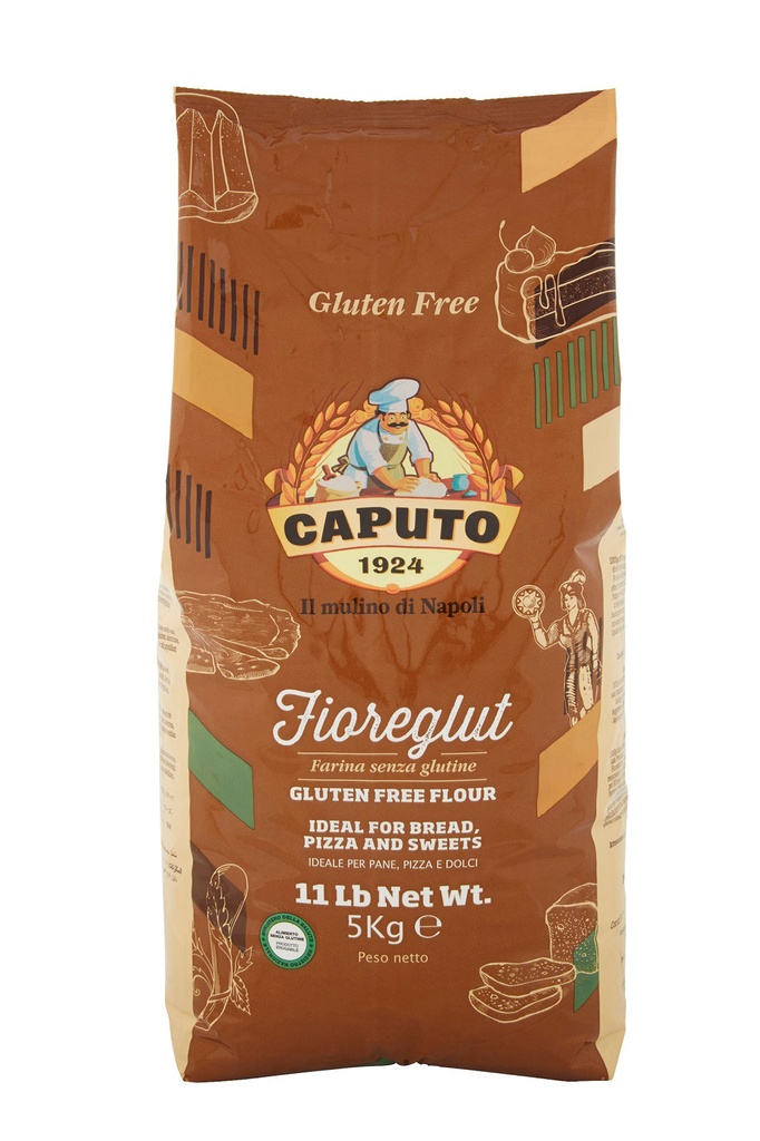 [flour-GFCap] Flour Gluten Free Fioreglut 5kg box Caputo