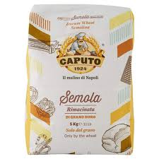 [flour-semola] Flour Semolina Semola Rimacinata (Yellow) 5kg bag Caputo