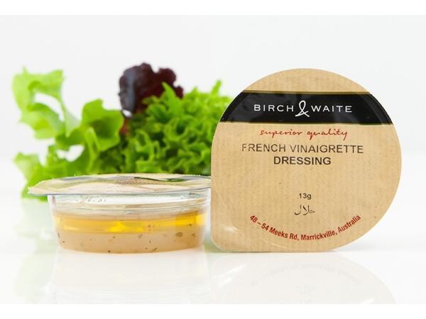 [dress-frenPCBW25] French Vinaigrette Portion Control 210 x 25ml Case Birch & Waite