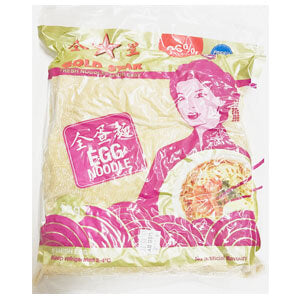 [noodle-egg] Fresh Fine Egg Noodle 1kg Frozen Golden Star (pre order 2 days)