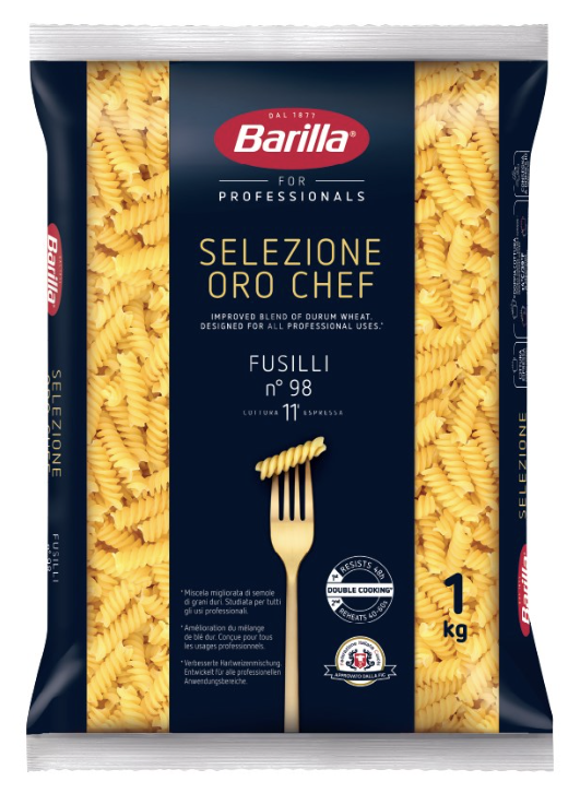 [fusilli-1kgBarilla] Fusilli Pasta Dried S.O.C 1kg Bag Barilla (#98)