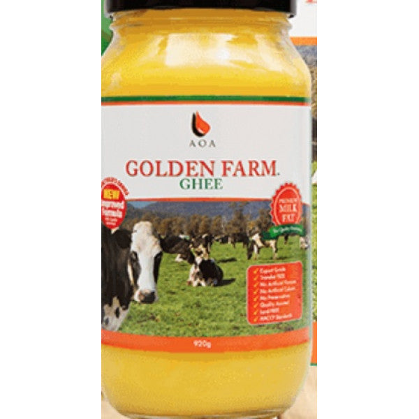 [ghee920] Ghee 920g Jar Golden Farm AOA