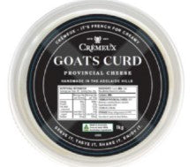 [curd-cremeux1kg] Goats Curd 1kg Tub Cremeux
