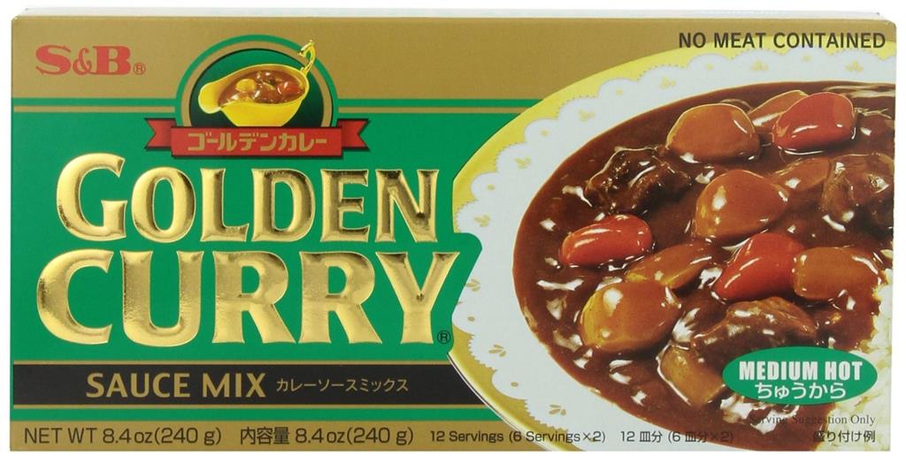 [paste-goldencurry] Golden Curry (Japanese Curry Mix) 1kg Block S&B