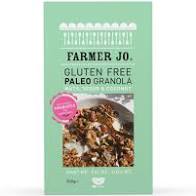 Granola Muesli Paleo Gluten Free 300gm bag Farmer Jo - Pre order 2 days (BI)