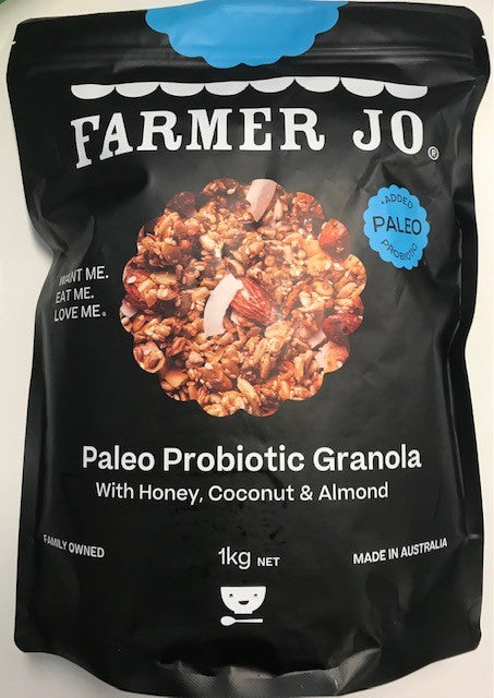 [granola-1kg] Granola Paleo Probiotic Grain Free Muesli 1kg Bag Farmer Jo