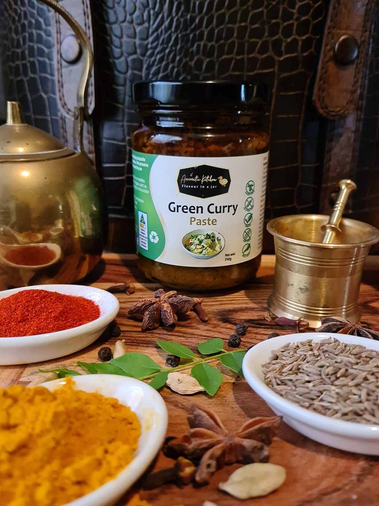Green Curry Paste 2kg Jar Aromatic Kitchen (Australian) (D)