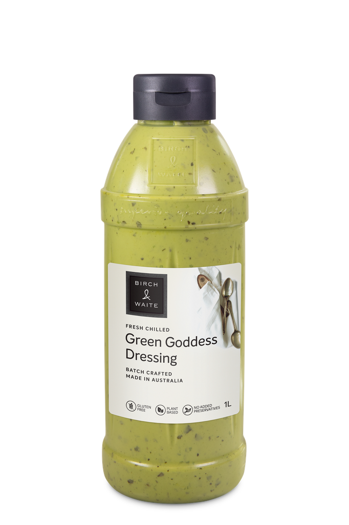 [dress-Green] Green Goddess Dressing 1L Bottle Birch & Waite