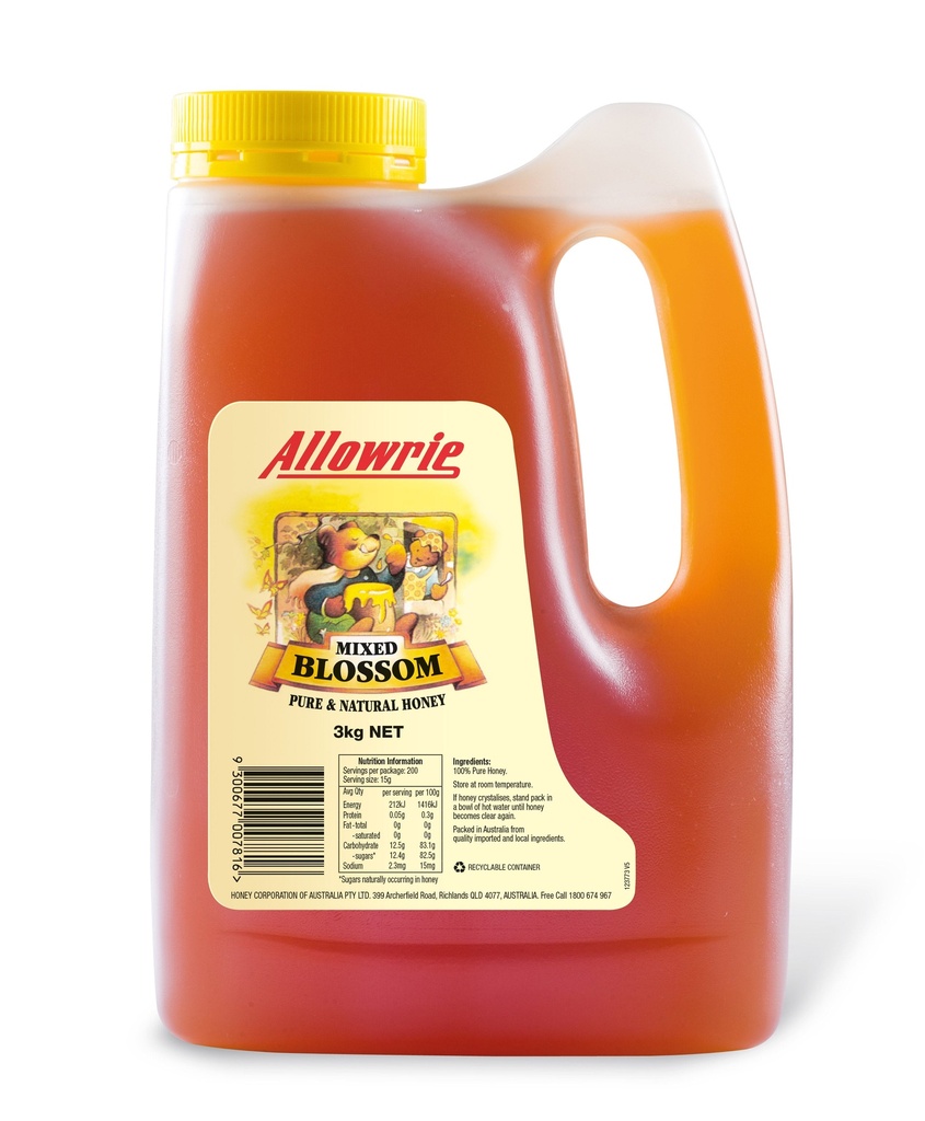 [honey-3kg] Honey 3kg Bottle Allowrie