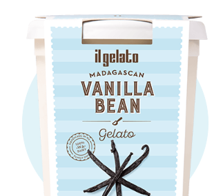 [iceC-VanBG] Ice Cream Madagascan Vanilla Bean 5lt Tub Il Gelato