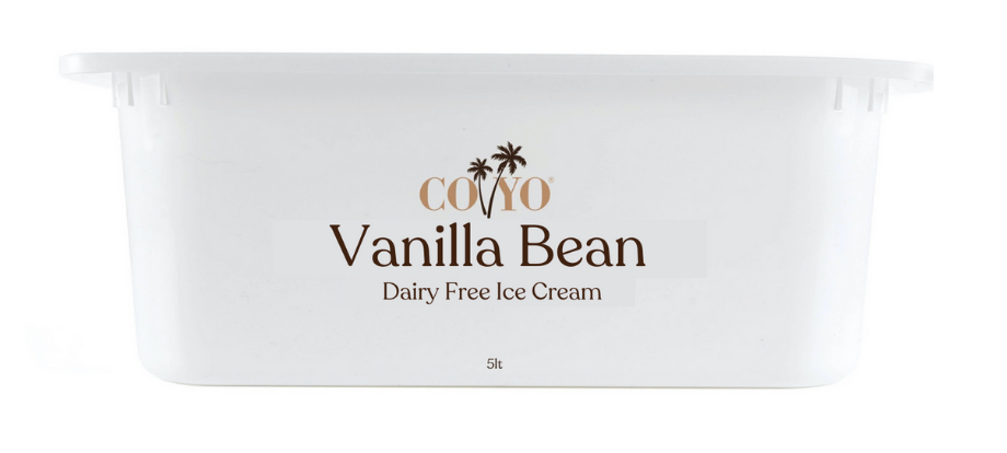 [ice-vanbean] Ice Cream Organic Vanilla Bean 5lt Dairy Free Coyo (Pre order 3 days)