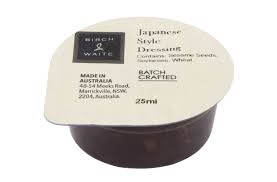 [dress-JapBWPC] Japanese Style Dressing Birch & Waite Portion Control (210 x 25ml) Carton Only