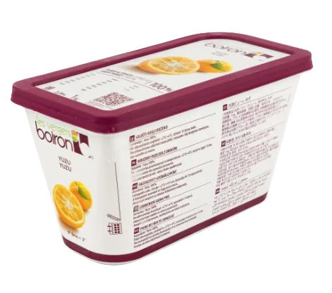 Japanese Yuzu Puree 1kg Frozen Tub Boiron
