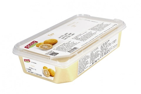 [puree-yuzuSIC] Japanese Yuzu Puree 1kg Frozen Tub Sicoly