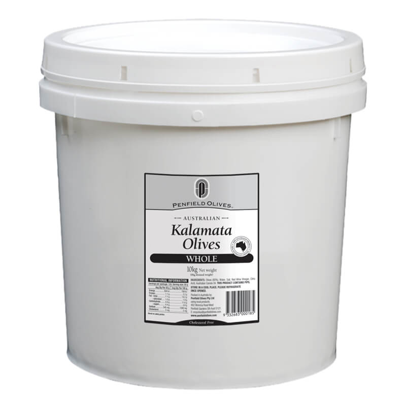 [oliveW-KWPen] Kalamata Whole Olives in Brine 10kg Penfields