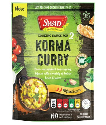 [paste-korma250g] Korma Curry Sauce 250gm Pkt Swad