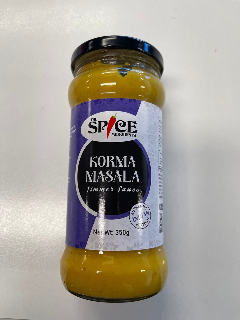 [paste-korma350] Korma Paste Masala Simmer Sauce 350gm Jar TSF