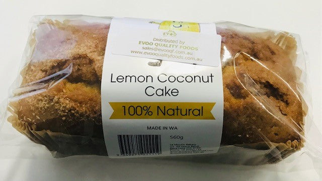 [lemon-coconut560g] Lemon Coconut Cake 100% Natural 560g x 9/Carton Le Moulin Bakery Frozen (Pre Order 2 days)