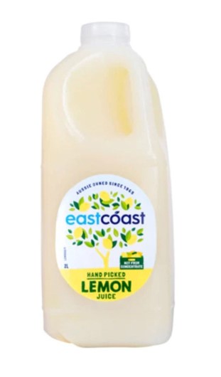 Lemon Juice Frozen 2 lt East Coast