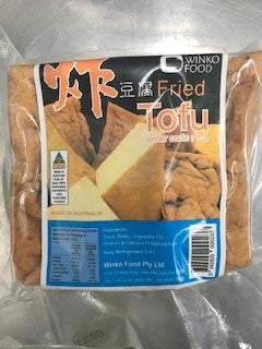 [tofu-fried] Light Fried Tofu 500gm packet Winko (pre order 4 days)