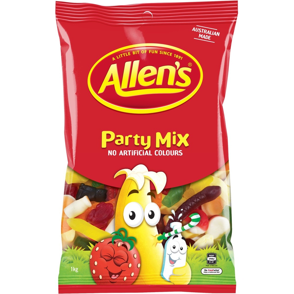 Lollies Party Mix 1.3kg Bag Allens
