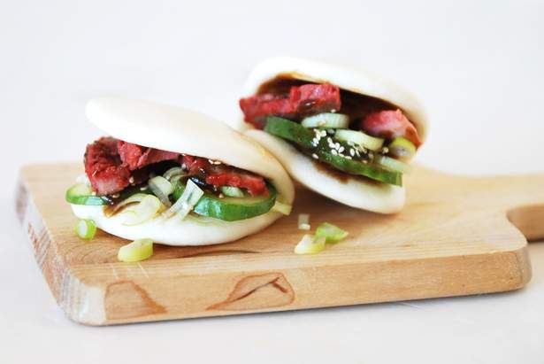 [lotus-bao300] Lotus Leaf Bao Buns (Gua Bao) SMALL Vegan 120pc x 30g Carton (#5395) Frozen Hafz