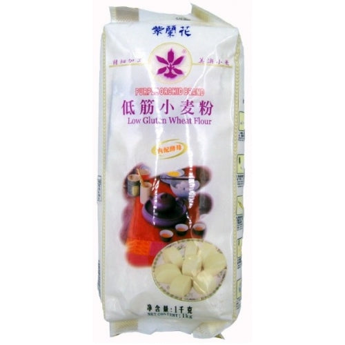[flour-lg1] Low Gluten Wheat Flour 1kg Purple Orchid