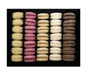 Macaron Timeless Mix (5 Flavours) 35pcs Carton Frozen Franck Deville