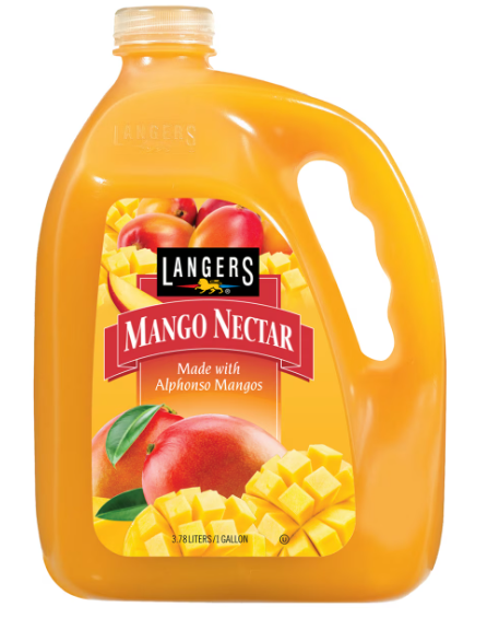 Mango Nectar 3.78L Bottle Langers