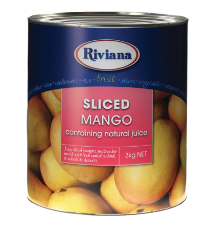 Mango Sliced 3kg (A10 Tins) Riviana
