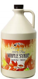 [maple-4lt] Maple Syrup 100% Pure 4lt Bottle Chef's Choice